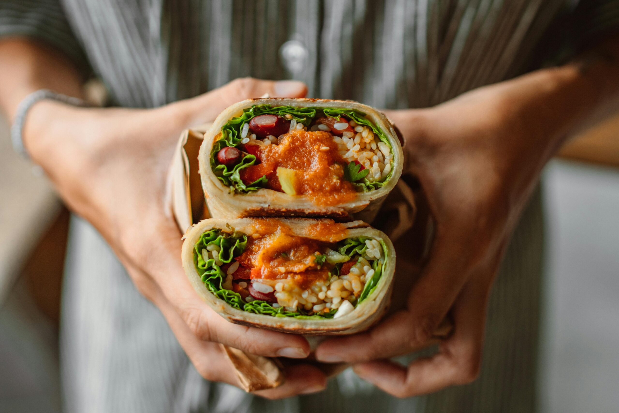 Vegetable Rainbow Wraps